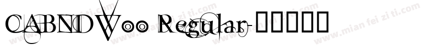 CABNDW00 Regular字体转换